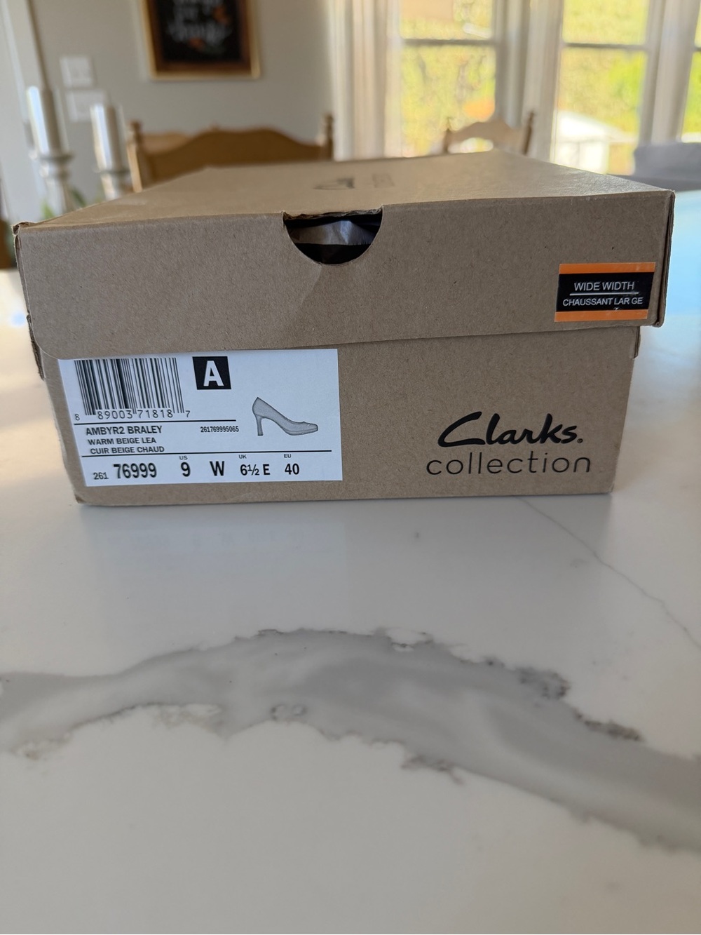 Clarks Nude/Tan Rounded-toe Pump - Picture 4 of 4
